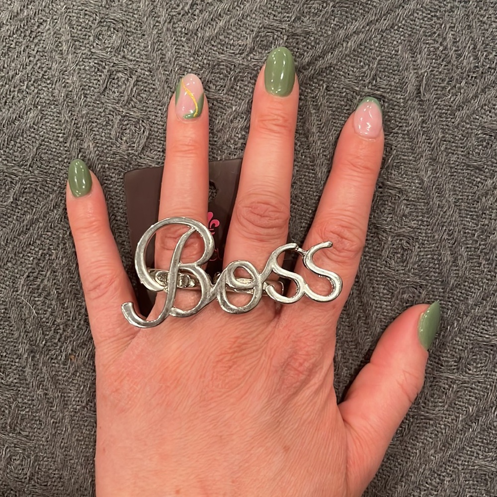 Boss silver ring - Picture 4 of 4